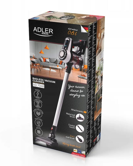 Belaidis vertikalus cikloninis dulkių siurblys Adler AD7048, 350 W