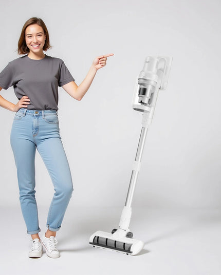 Belaidis vertikalusis rankinis dulkių siurblys „Adler Europe AD 7087“ su įkrovimo ir valymo stotele