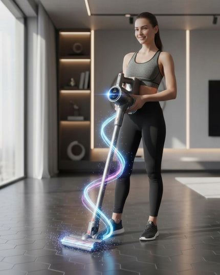 Belaidis vertikalusis dulkių siurblys Adler Europe AD 7062, 31 kPa, 400 W, HEPA, elektrinis šepetys su LED, rankinis