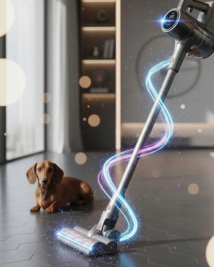 Belaidis vertikalusis dulkių siurblys Adler Europe AD 7062, 31 kPa, 400 W, HEPA, elektrinis šepetys su LED, rankinis