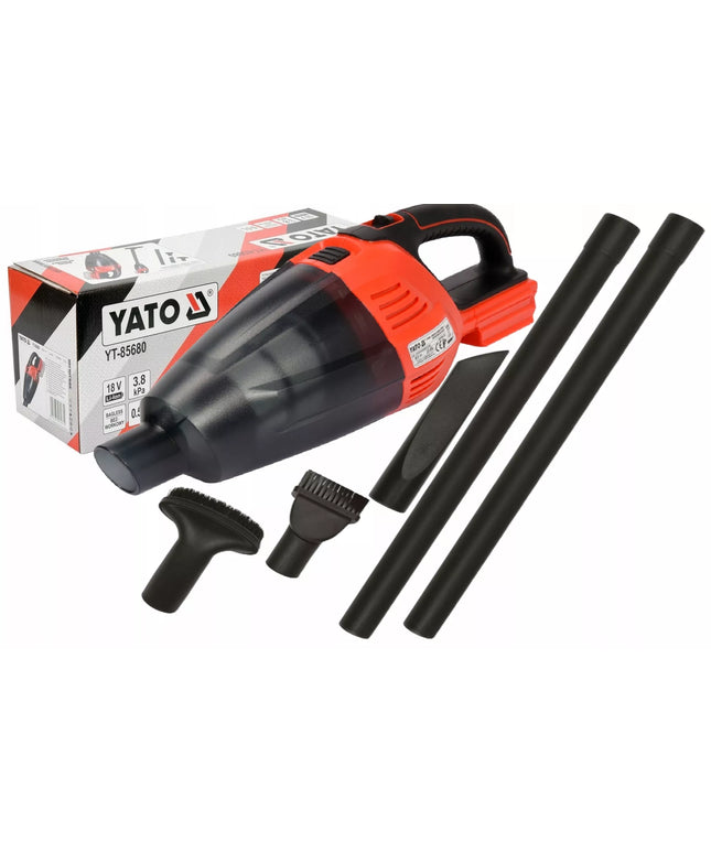 Yato YT-85680 18V belaidis rankinis automobilinis dulkių siurblys - tik korpusas