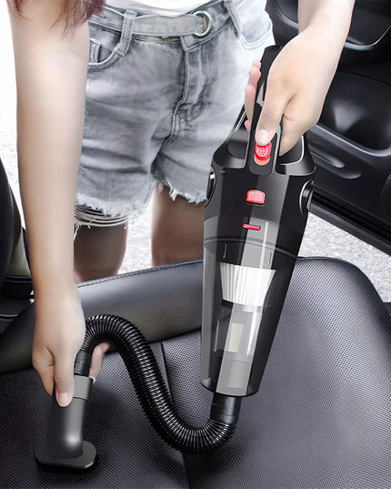 RETOO galingas rankinis automobilinis dulkių siurblys 120W 12V su antgaliais