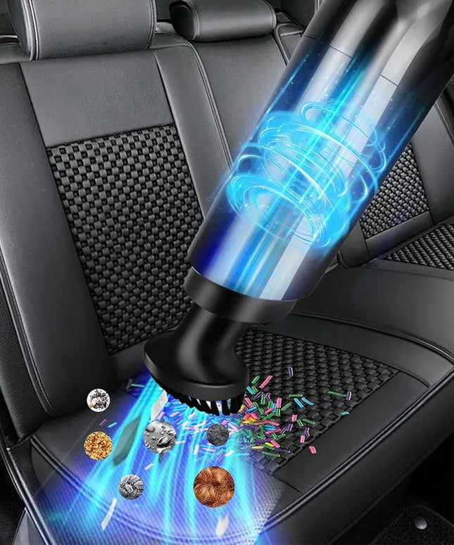 Rankinis automobilinis dulkių siurblys, 120 W, su 2 filtrais, dovanai vyrui