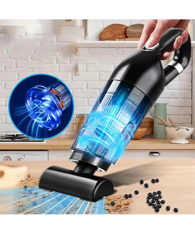 Rankinis automobilinis dulkių siurblys, 120 W, su 2 filtrais, dovanai vyrui