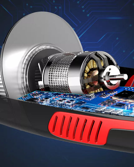 Luneso 120W belaidis automobilinis rankinis dulkių siurblys su HEPA filtru