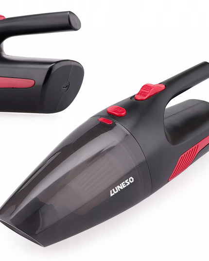 Luneso 120W belaidis automobilinis rankinis dulkių siurblys su HEPA filtru