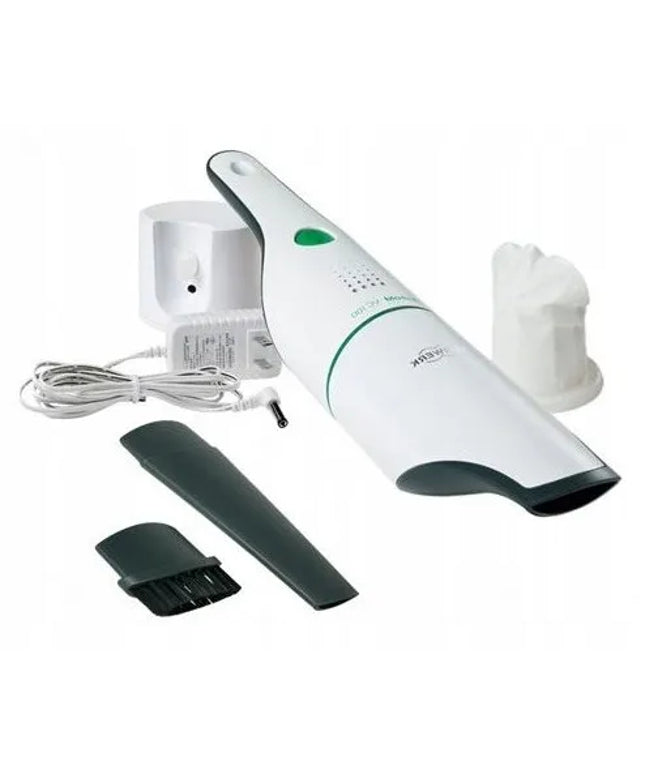 Vorwerk Kobold VC100 rankinis dulkių siurblys su filtrais ir antgalių rinkiniu