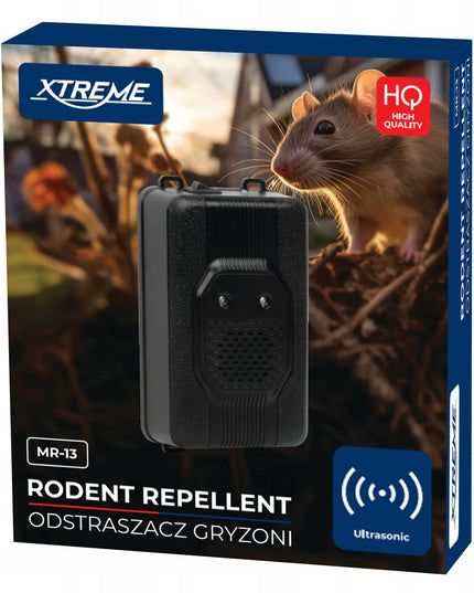 Automobilinis graužikų baidiklis „Xtreme MR-13“, maitinamas baterijomis, USB ir 12 V