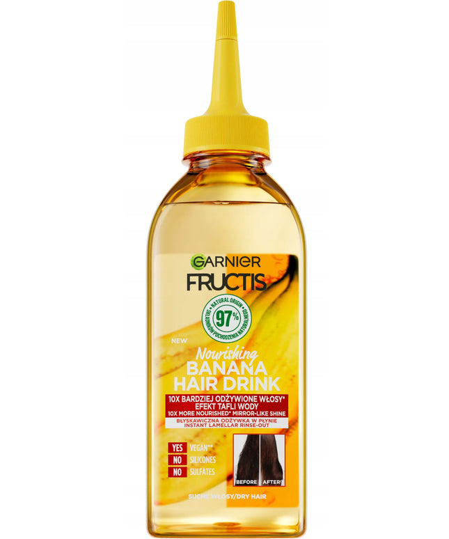 GARNIER lameliarinis kondicionierius pažeistiems plaukams su bananų ekstraktu