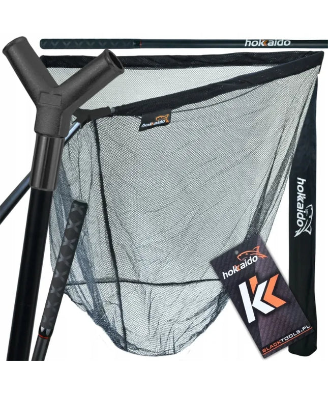 DIDELIS KARPIŲ GRAIBŠTAS TINKLAS 280CM 105X105 HOKKAIDO PREMIUM LINE PROMO