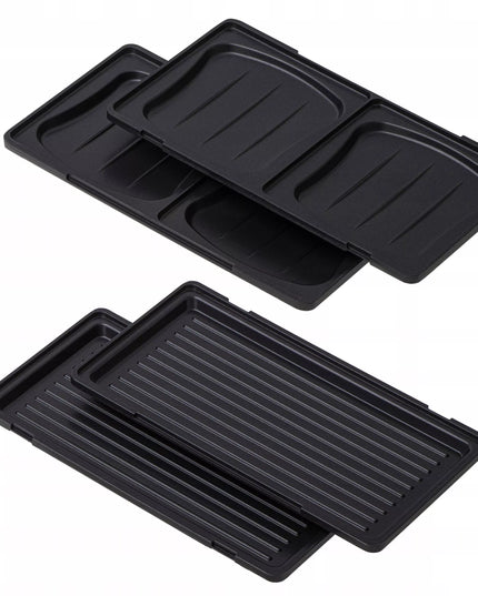 Sumuštinių kepimo aparatas 2in1 PANINI elektrinis grilis skrudintuvas 1400W NON-STICK