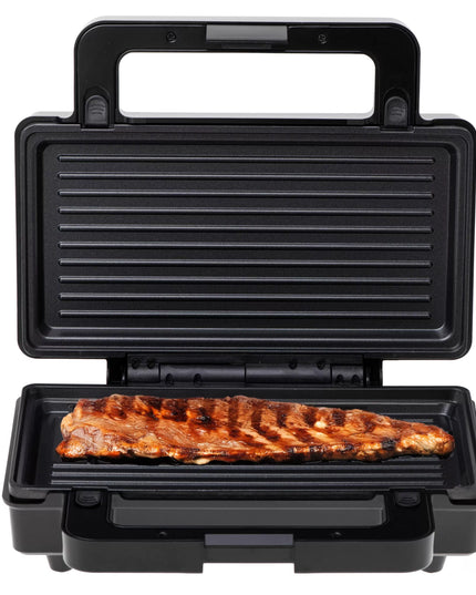 Sumuštinių kepimo aparatas 2in1 PANINI elektrinis grilis skrudintuvas 1400W NON-STICK