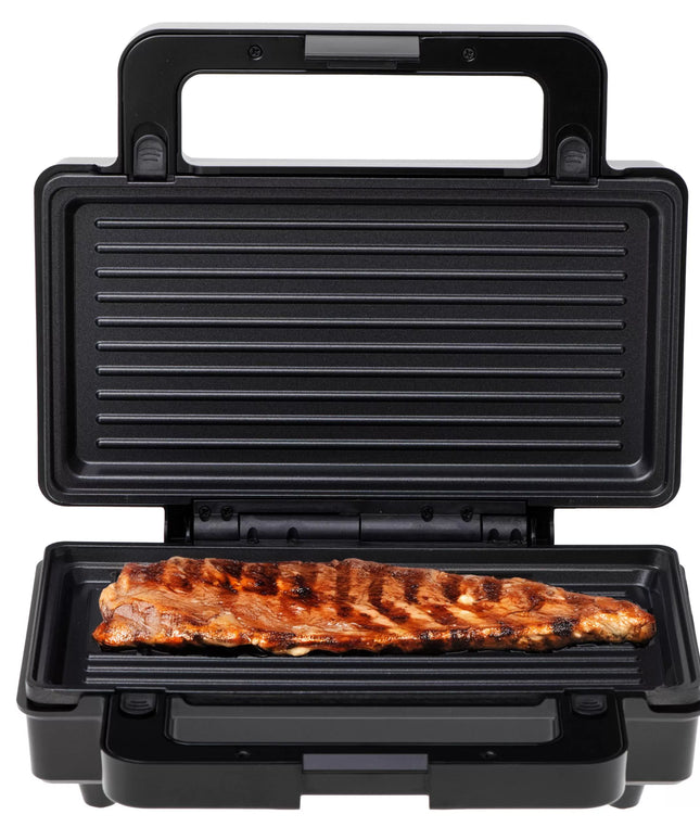 Sumuštinių kepimo aparatas 2in1 PANINI elektrinis grilis skrudintuvas 1400W NON-STICK
