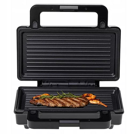 Sumuštinių keptuvė 2-viename Adler Europe 3073 skrudintuvas grilis panini su nepridegančia danga