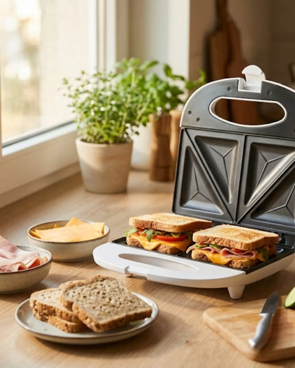 Opiekacz do kanapek sandwich trójkąty 750W nieprzywierająca powłoka