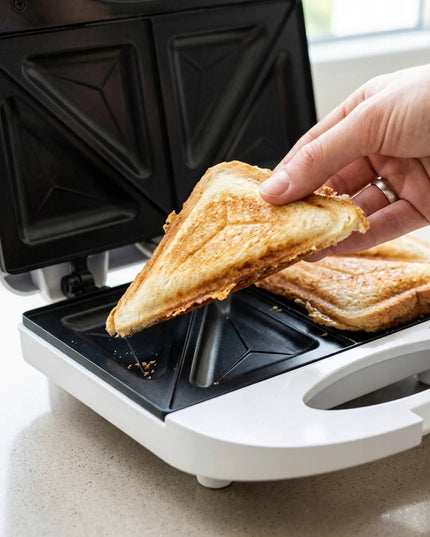 Opiekacz do kanapek sandwich trójkąty 750W nieprzywierająca powłoka