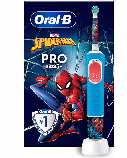 Elektrinis dantų šepetėlis vaikams Oral-B Vitality Spiderman