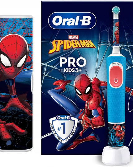 Elektrinis dantų šepetėlis vaikams Oral-B Vitality Spiderman
