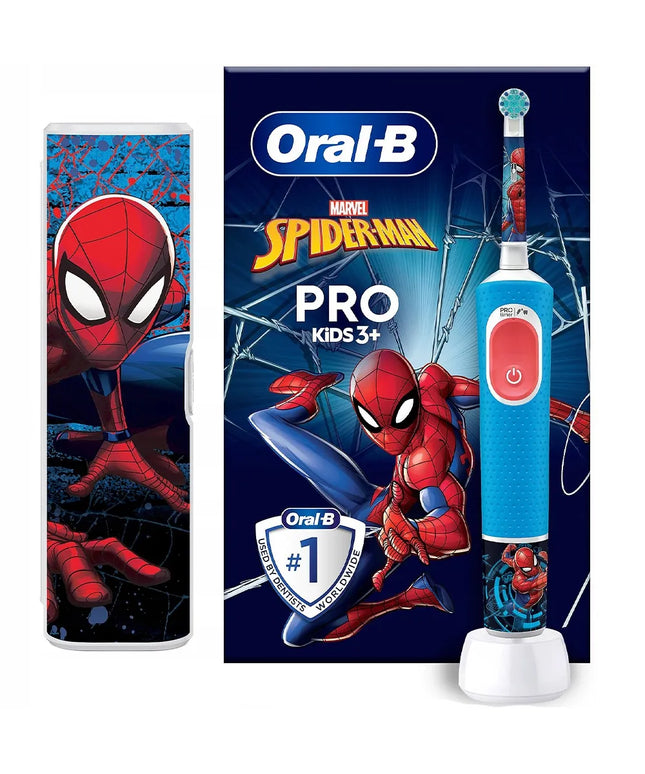Elektrinis dantų šepetėlis vaikams Oral-B Vitality Spiderman