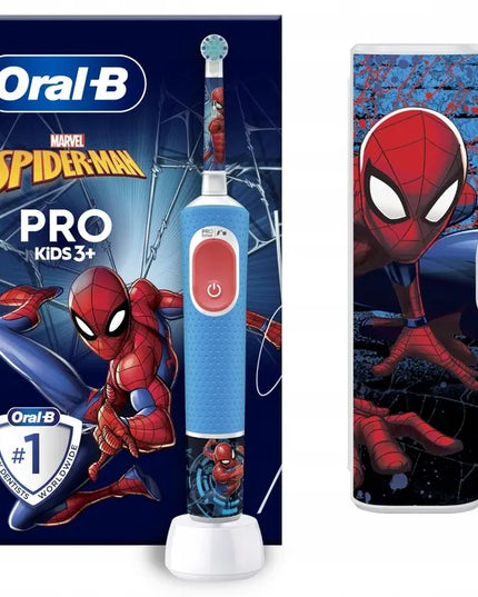 Elektrinis dantų šepetėlis vaikams Oral-B Pro Kids Spiderman
