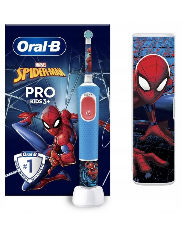 Elektrinis dantų šepetėlis vaikams Oral-B Pro Kids Spiderman