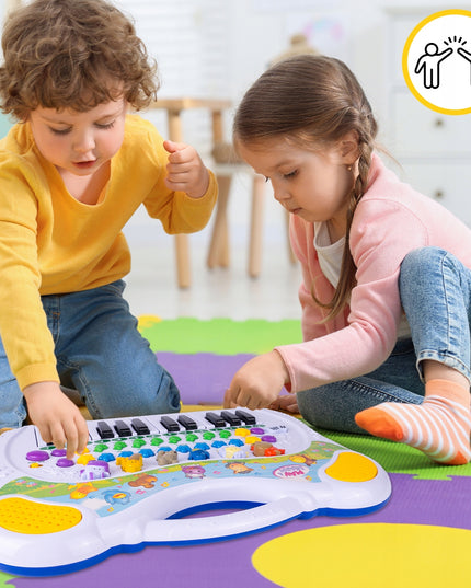 ORGANY VAIKIŠKAS MUZIKINIS INSTRUMENTAS EDUKACINIS ŪKIS GYVŪNŲ GARSŲ