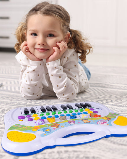 ORGANY VAIKIŠKAS MUZIKINIS INSTRUMENTAS EDUKACINIS ŪKIS GYVŪNŲ GARSŲ