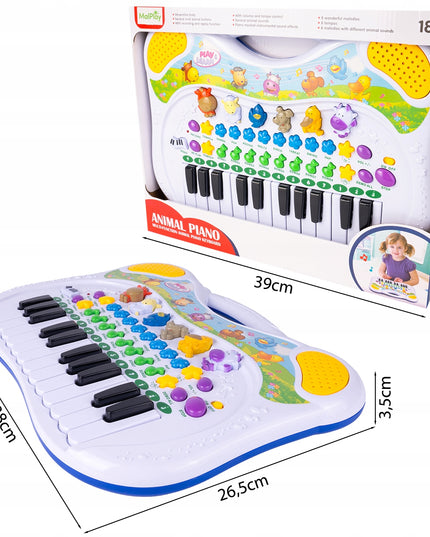 ORGANY VAIKIŠKAS MUZIKINIS INSTRUMENTAS EDUKACINIS ŪKIS GYVŪNŲ GARSŲ