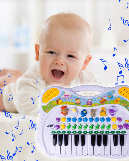 ORGANY VAIKIŠKAS MUZIKINIS INSTRUMENTAS EDUKACINIS ŪKIS GYVŪNŲ GARSŲ