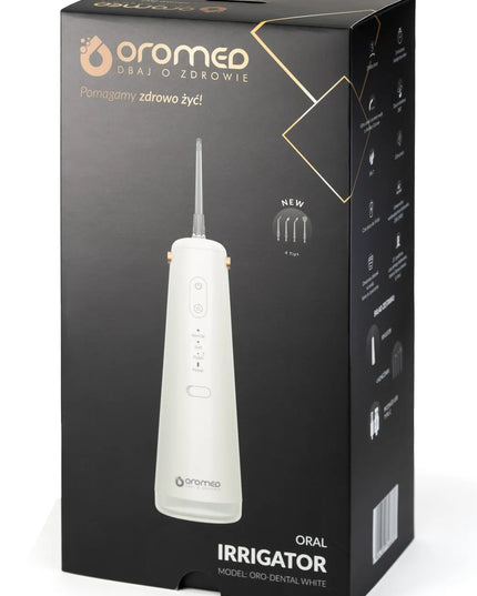 „Oromed ORO-DENTAL White“ išmanusis belaidis burnos irigatorius, baltas