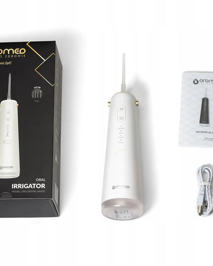 „Oromed ORO-DENTAL White“ išmanusis belaidis burnos irigatorius, baltas