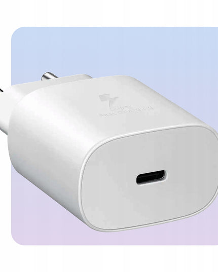 Originalus greitas įkroviklis SAMSUNG GALAXY 25W PD + Kabelis USB C tipo 1M
