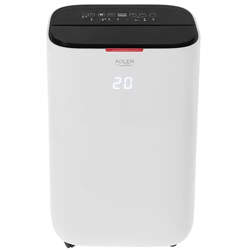 Automatinis oro sausintuvas Adler AD 7863 25l/24h 60m², drėgmės sugėriklis su laikmačiu ir filtrais