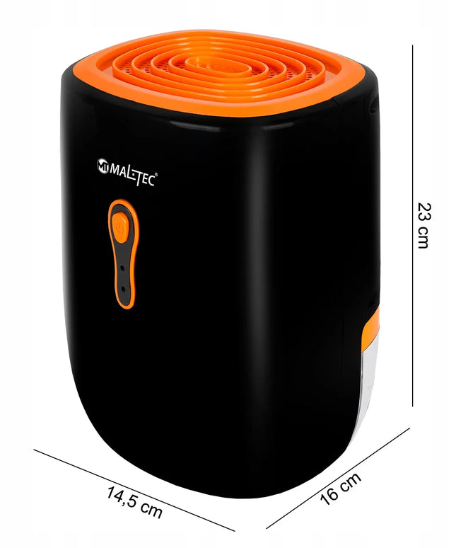 Oro sausintuvas Maltec DH-800, drėgmės sugėriklis, tylus ir efektyvus, 0,8 l, juodas