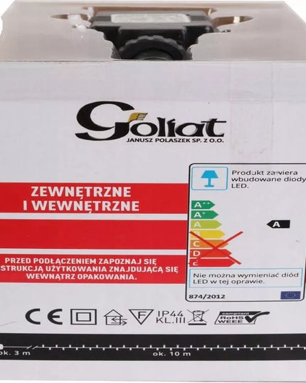 Kalėdinė eglutės girlianda 200 LED, šilta balta, IP44, lauko