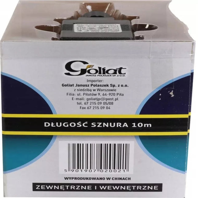 Kalėdinė „Goliat“ girlianda 200 LED, šilta balta, IP44, 10 m