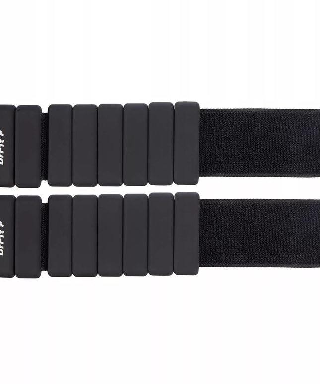 DrFit reguliuojami svoriai kulkšnims ir riešams 2x 0,45 kg, juodi