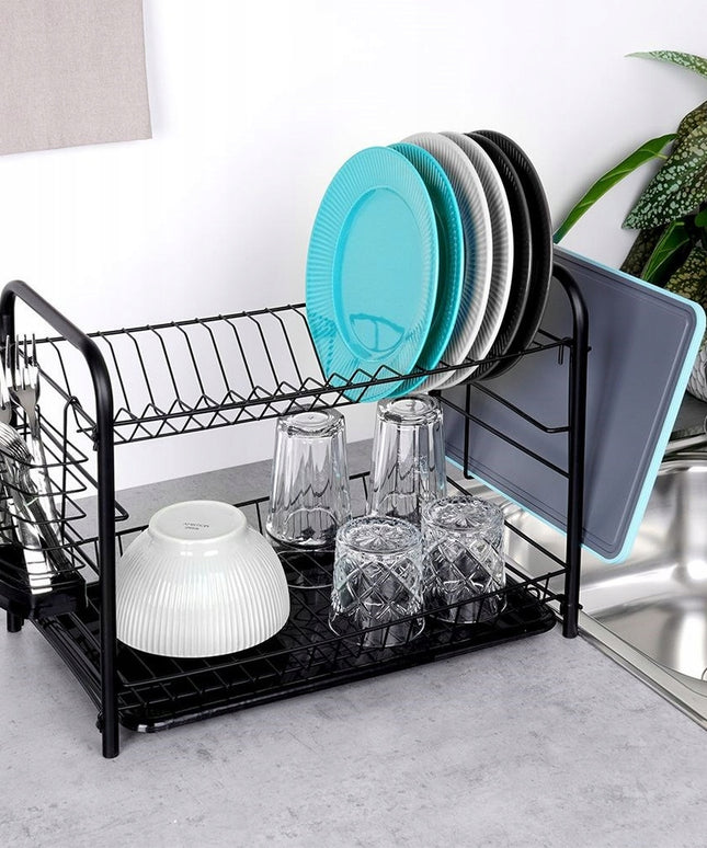 Džiovykla indams, stalo įrankiams, dviejų lygių, daugiaaukštė, pastatoma, pakabinama