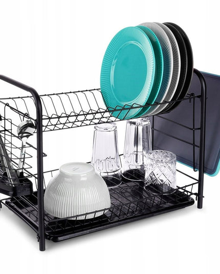 Džiovykla indams, stalo įrankiams, dviejų lygių, daugiaaukštė, pastatoma, pakabinama