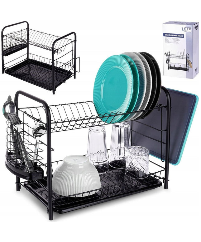 Džiovykla indams, stalo įrankiams, dviejų lygių, daugiaaukštė, pastatoma, pakabinama