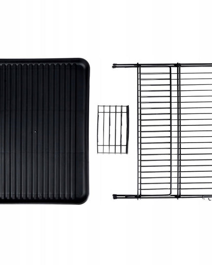 Dvigubo aukšto stovimas indų džiovintuvo/stalčiuko indams ir stalo įrankiams laikyti