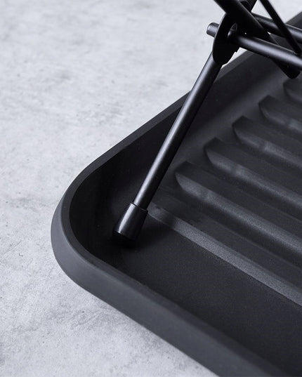 Dvigubo aukšto stovimas indų džiovintuvo/stalčiuko indams ir stalo įrankiams laikyti