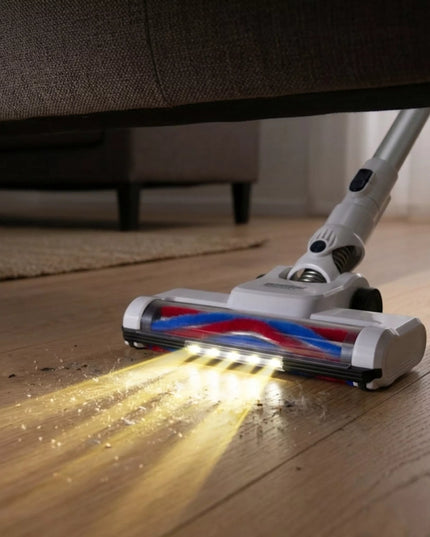 Adler AirForce 7064 2-in-1 belaidis vertikalus dulkių siurblys su plovimo funkcija ir LED apšvietimu