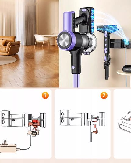 Belaidis vertikalus dulkių siurblys Laresar V7 500W