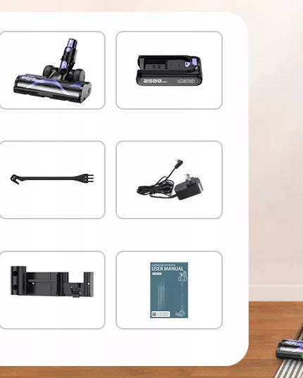 Belaidis vertikalus dulkių siurblys Laresar V7 500W