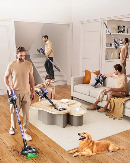 Belaidis vertikalus dulkių siurblys Laresar V7 500W