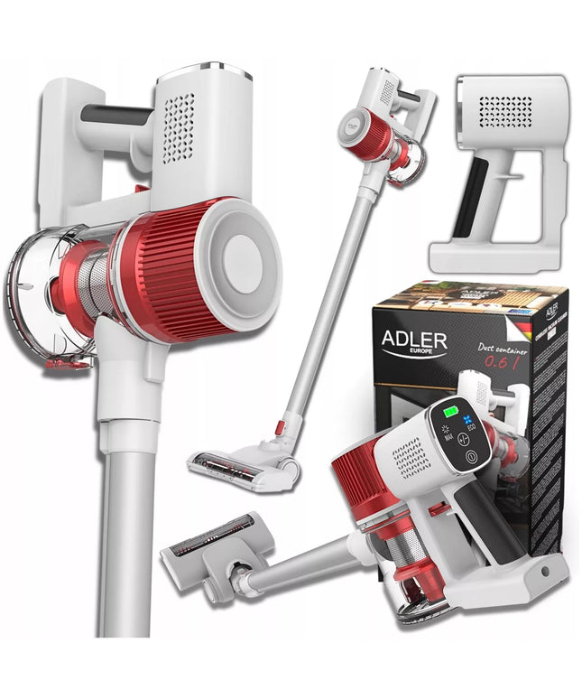 Belaidis vertikalus rankinis dulkių siurblys be maišelio