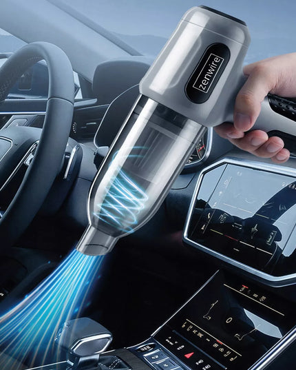 Belaidis rankinis automobilinis dulkių siurblys 2in1 pūstuvas suslėgtas oras