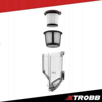 Belaidis rankinis automobilinis dulkių siurblys Xtrobb ProVac BLDC, 16 000 Pa