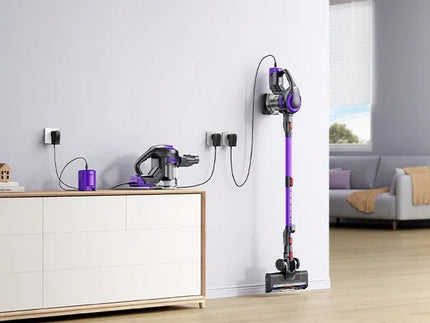 Violetinis vertikalusis dulkių siurblys Laresar V10 LITE